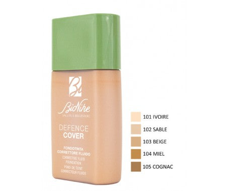BIONIKE DEFENCE COVER FONDOTINTA CORRETTORE FLUIDO SPF 30